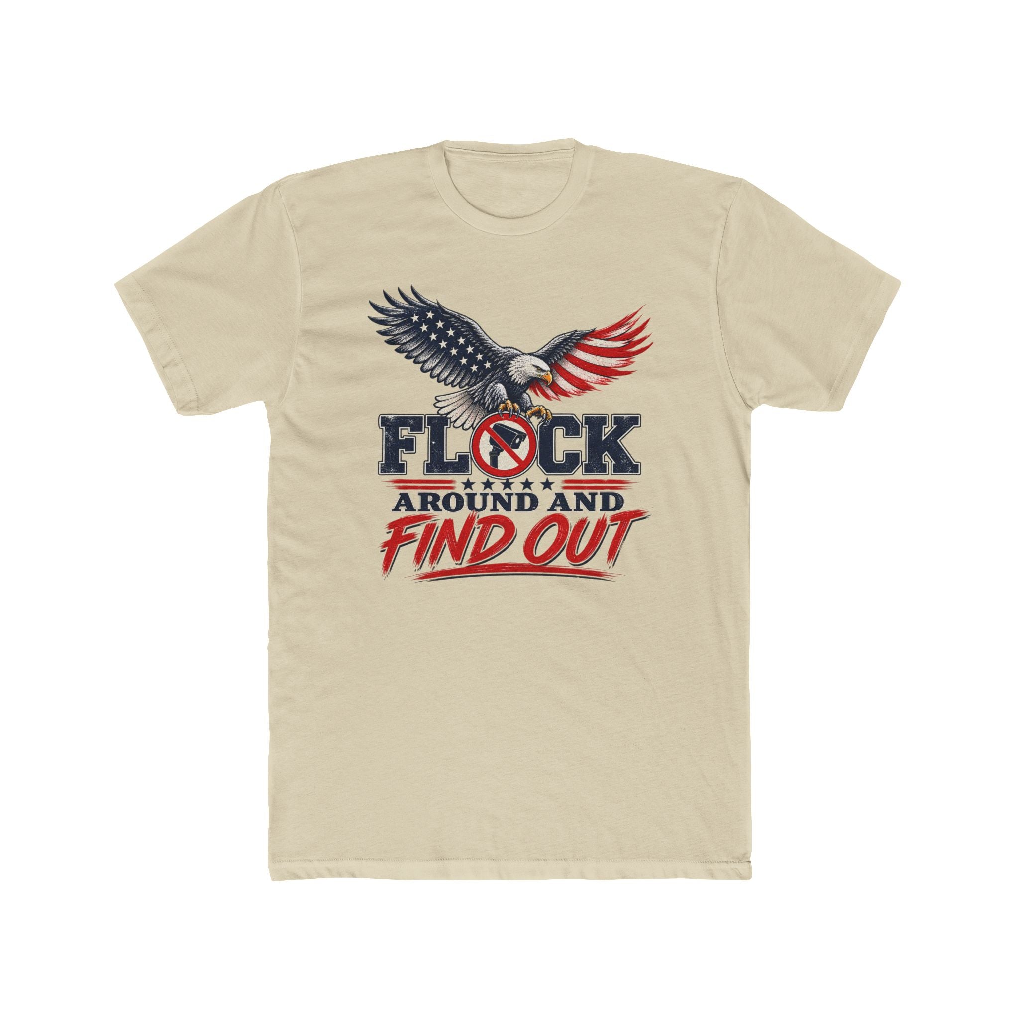 Patriotic 'Flock Around and Find Out' Eagle T-Shirt
