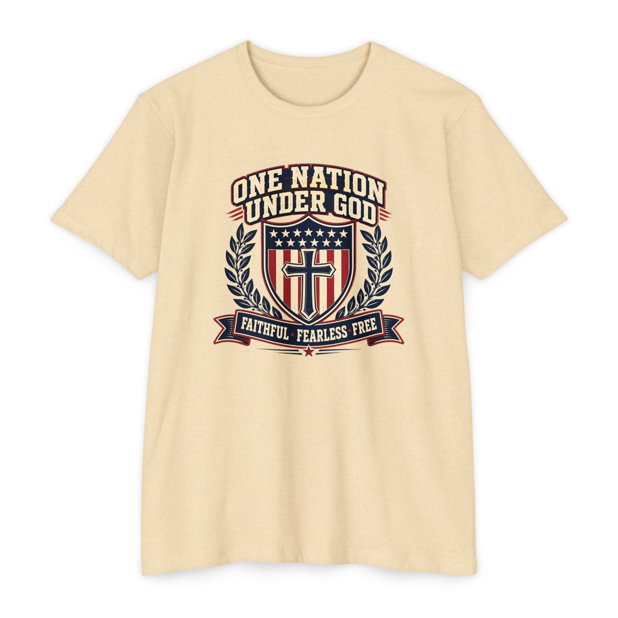 One Nation Under God T-Shirt — Faithful Fearless Free