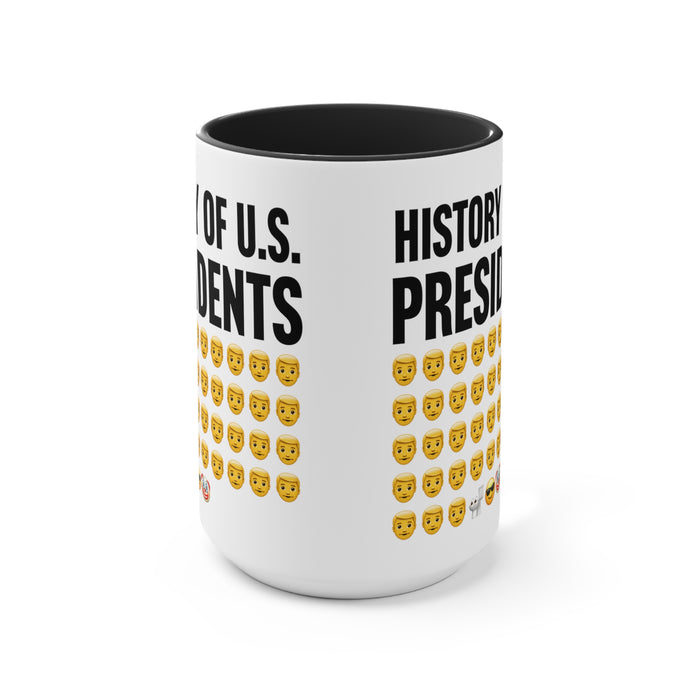 The History Of Presidents Mug (2 sizes, 2 colors)