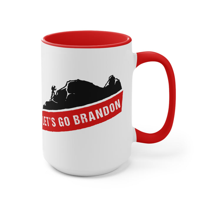 LET'S GO BRANDON, HIKING B1  Mug (2 sizes, 2 colors)