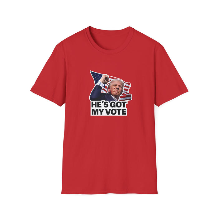 He's Got My Vote - Trump T-Shirt