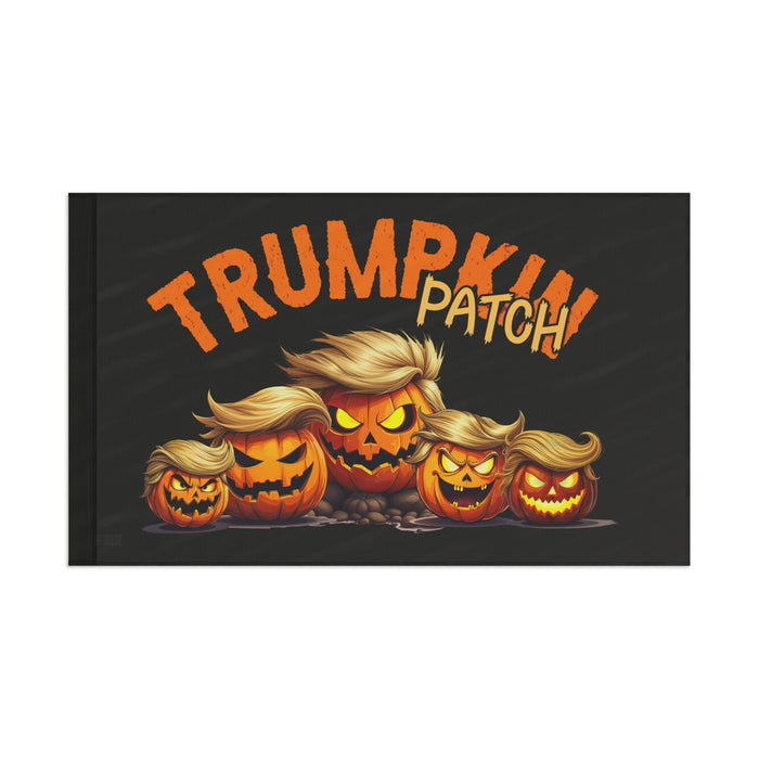 Trumpkin Patch Halloween Custom Banner Flag (3 Sizes)