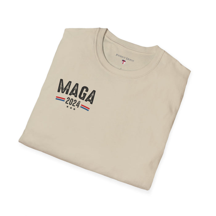 Exclusive MAGA 2024 I'm Voting for the Convicted Felon T-Shirt (Front & Back Design)