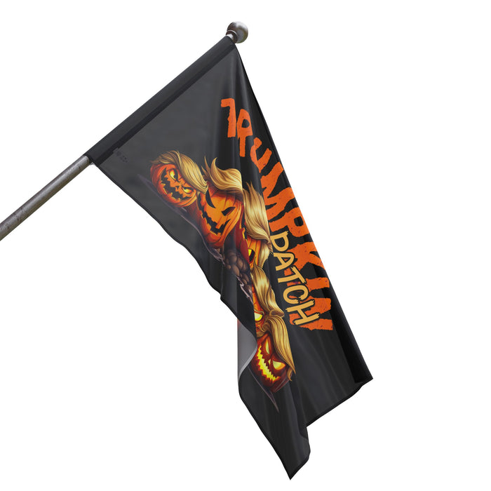 Trumpkin Patch Halloween Custom Banner Flag (3 Sizes)