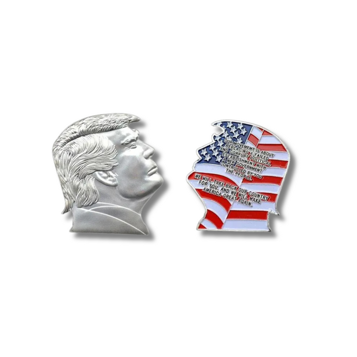 Trump "We Will Take Back Our Country" Challenge Coin (Double-Sided)