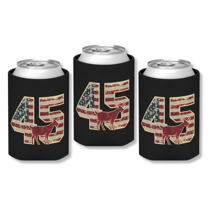 Patriotic Trump 45 G.O.A.T. Can Cooler (Exclusive)