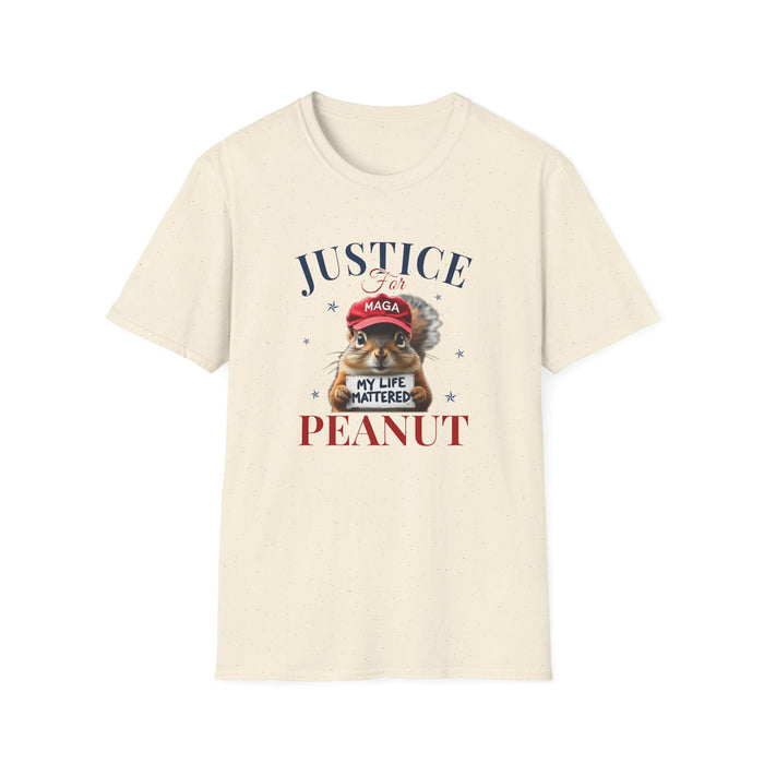 Justice for Peanut T-Shirt (MAGA Hat Edition)