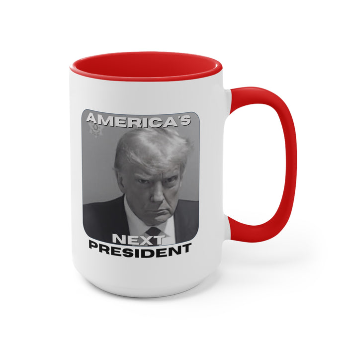 Trump: America's Next President Mugshot Mug (3 Colors, 2 Sizes)