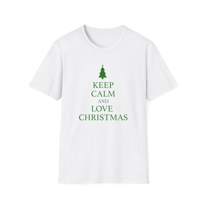 Keep Calm and Love Christmas Unisex T-Shirt