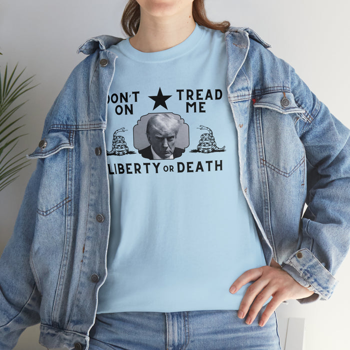 Trump Mugshot DTOM Liberty or Death Unisex T-Shirt