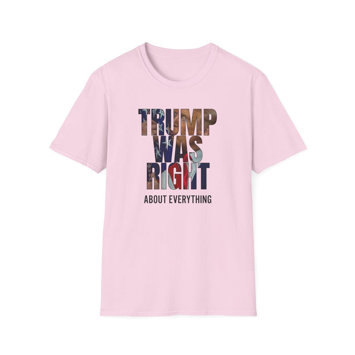 Trump Was Right About Everything Silhouette T-Shirt