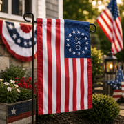 13 Star Betsy Ross 250th Edition Double-Sided Garden Flag | 12"x18" | 1776-2026 - PatriotDepot.com