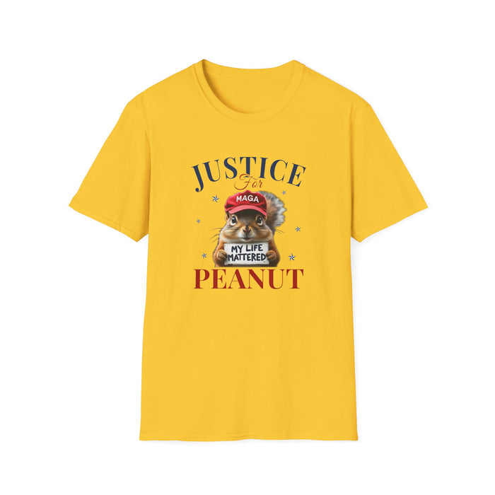 Justice for Peanut T-Shirt (MAGA Hat Edition)