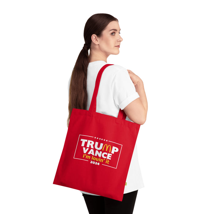 Trump Vance "I'm Lovin' It" Tote Bag (3 Colors)