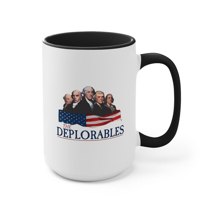 Deplorable Founding Fathers Mug (2 sizes, 2 colors)