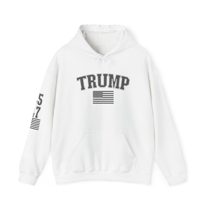 Trump 45 47 Hoodie w/Sleeve Design