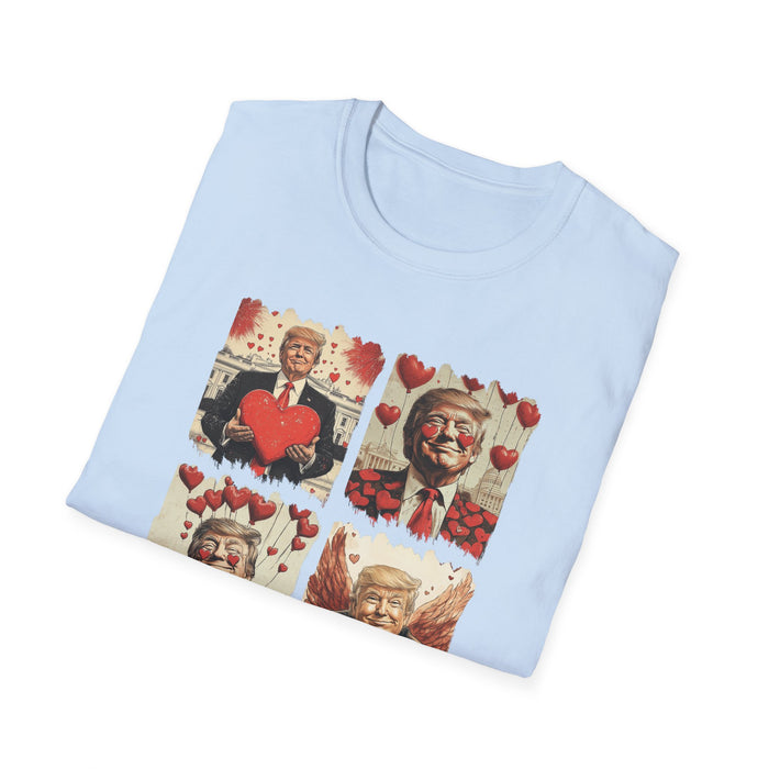 Trump 4-Square Valentine T-Shirt