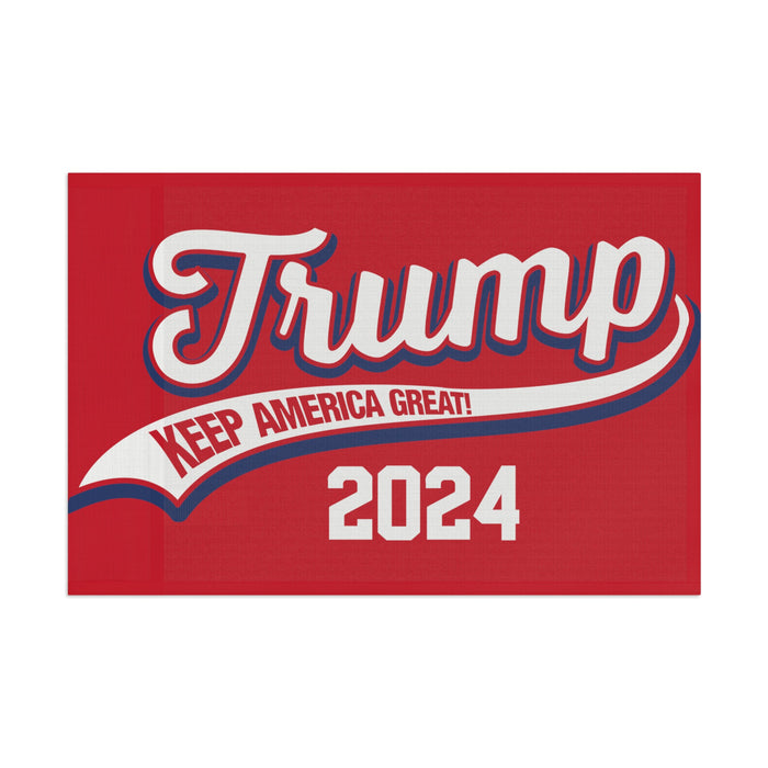 Trump "Keep America Great" 2024 Banner-Style Flag (3 Sizes)