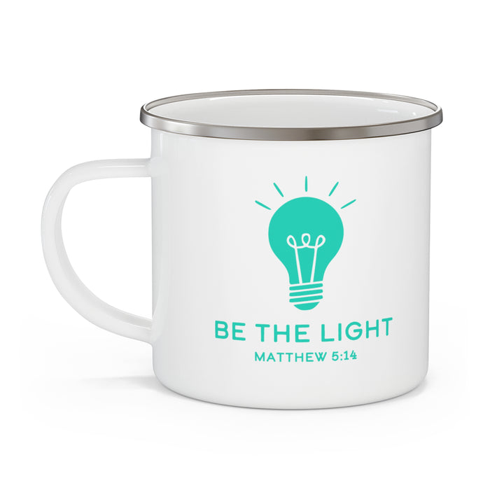 Be The Light Enamel Camping Mug