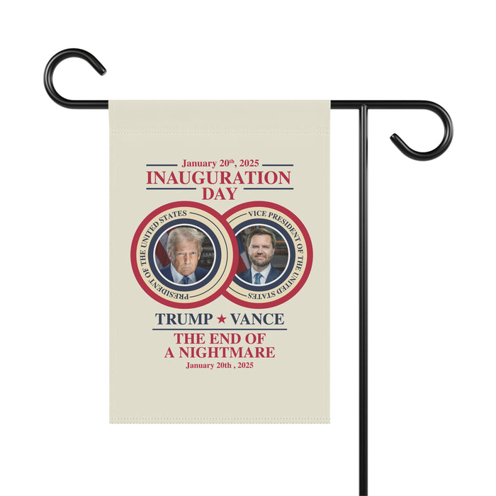 Inauguration Day January 20, 2025, Trump - Vance Garden Flag