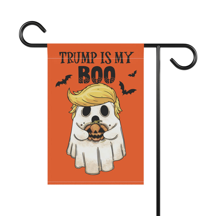 Trump is My Boo Garden Flag