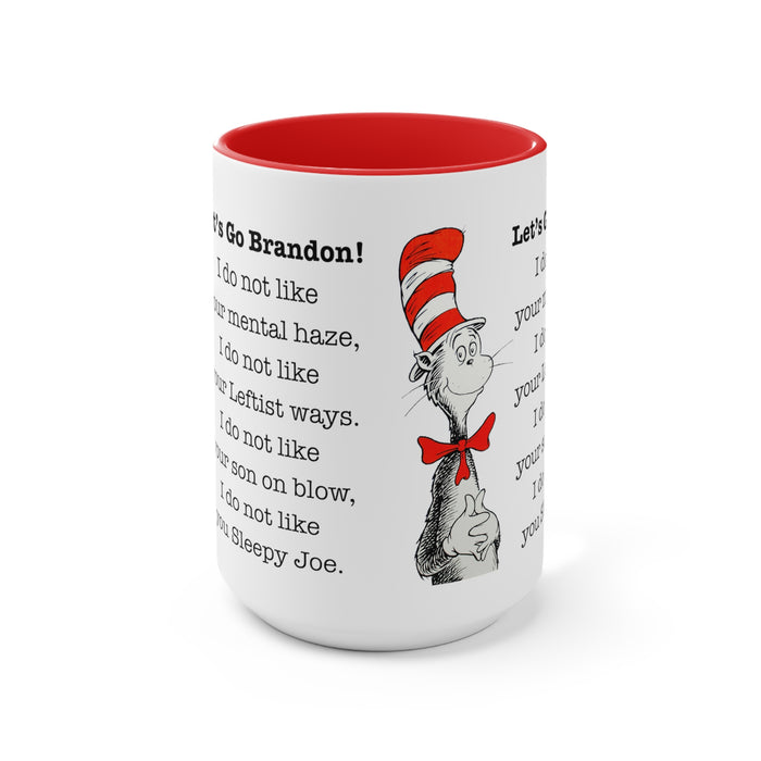 Let's Go Brandon, Suess Mug (2 sizes, 3 colors)