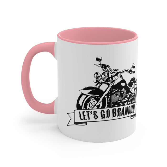 Let's Go Brandon, Motorcycle (B2) Mug (2 sizes, 3 colors)