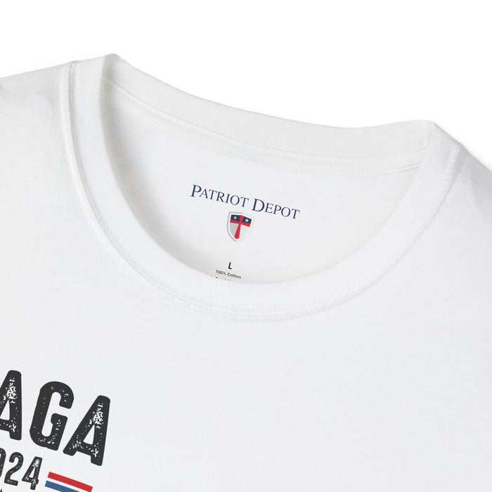 Exclusive MAGA 2024 I'm Voting for the Convicted Felon T-Shirt (Front & Back Design)