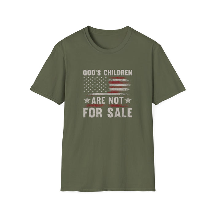 God's Children Are Not For Sale Unisex T-Shirt (Design 7)