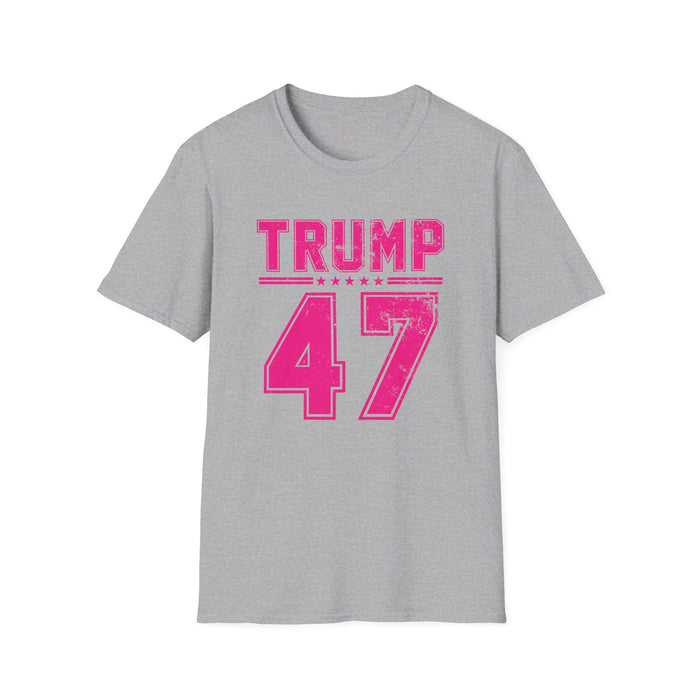 Trump 47 Hot Pink T-Shirt