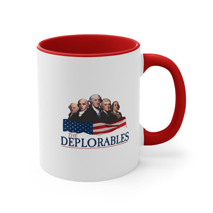 Deplorable Founding Fathers Mug (2 sizes, 2 colors)