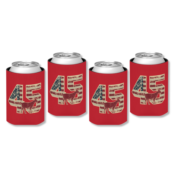 Patriotic Trump 45 G.O.A.T. Can Cooler (Exclusive)