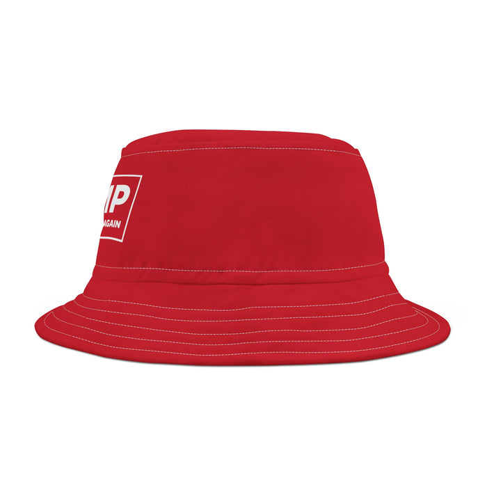 Trump 2024 MAGA Embroidered Bucket Hat (Made in the USA)