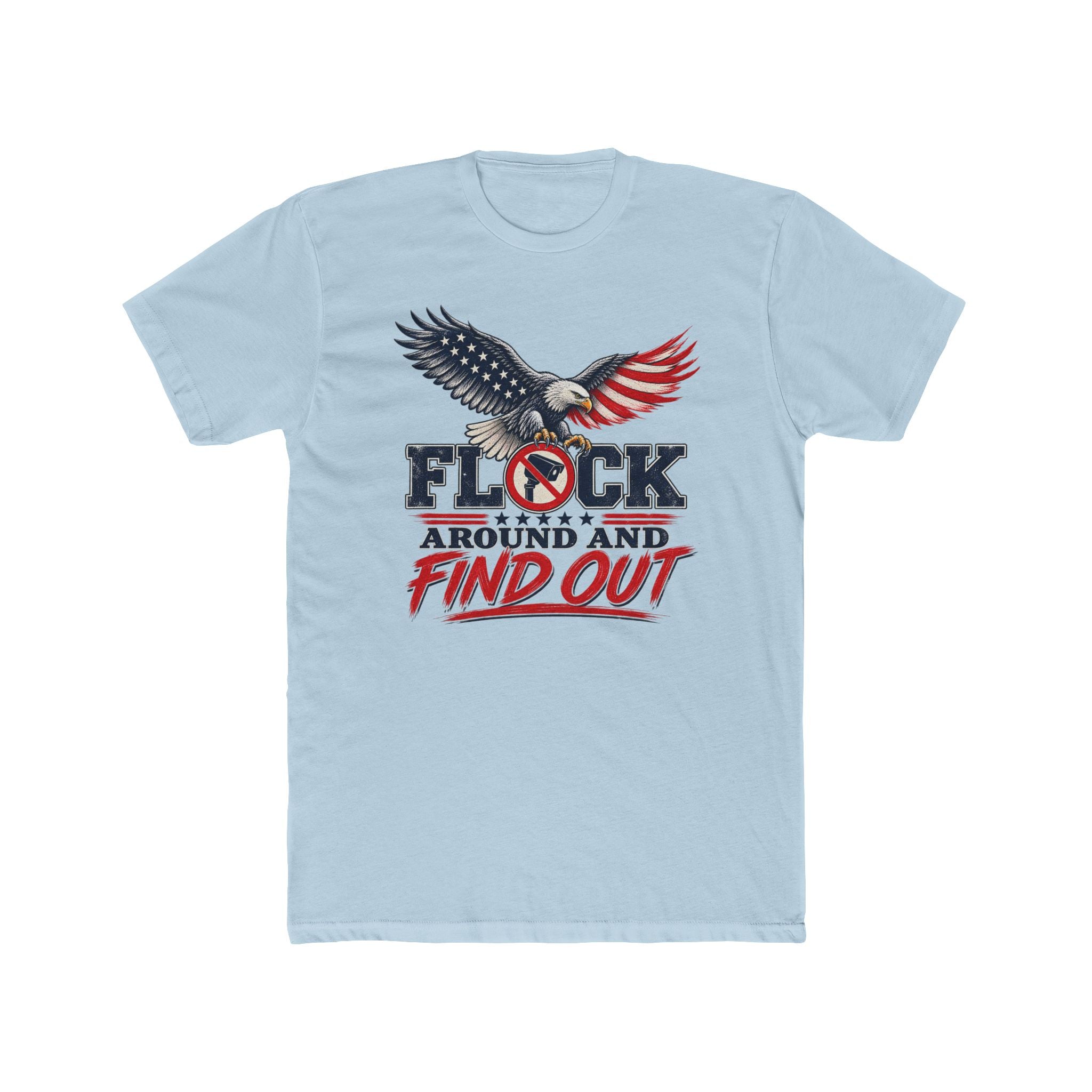 Patriotic 'Flock Around and Find Out' Eagle T-Shirt