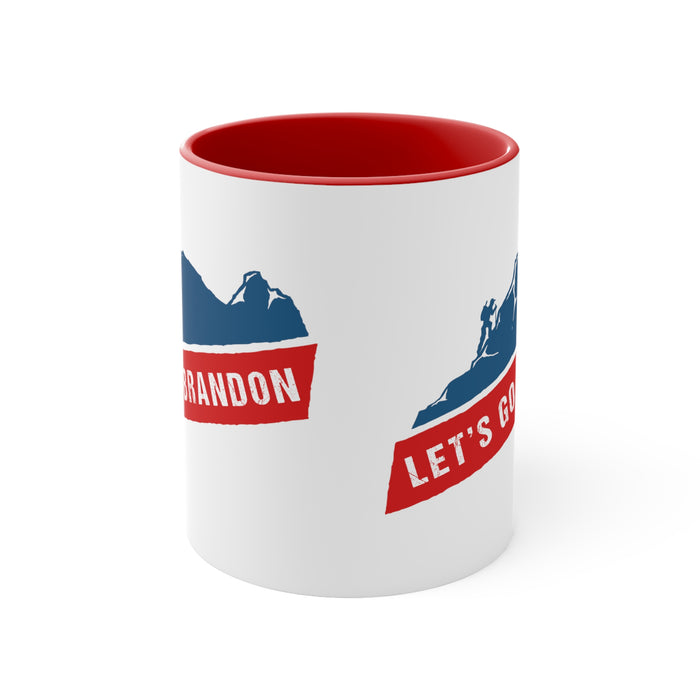 LET'S GO BRANDON, HIKING C1 Mug (2 sizes, 2 colors)