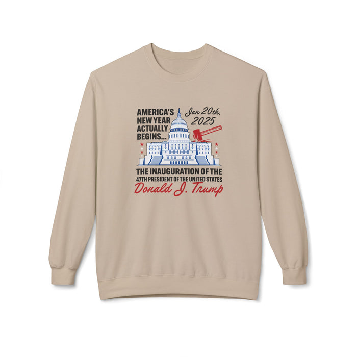 America's New Year Actually Begins January 20, 2025 Trump Softstyle Sweatshirt