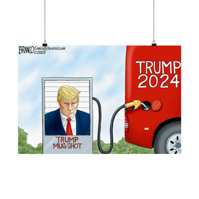 A.F. Branco "Trump Mugshot" Poster (2 Sizes)