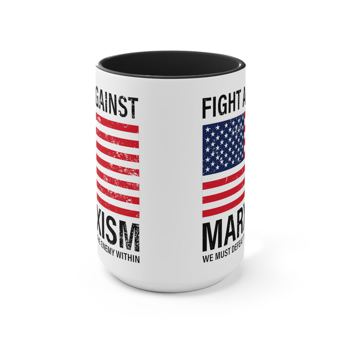 Fight Against Marxism Mug (3 colors, 2 sizes)