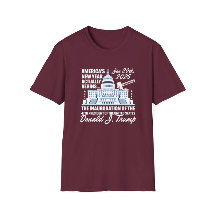 America's New Year Actually Begins January 20, 2025 Trump T-Shirt