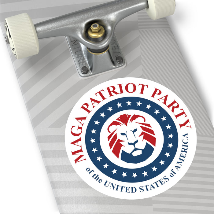 MAGA Patriot Party of the United States of America Sticker (3 Sizes)