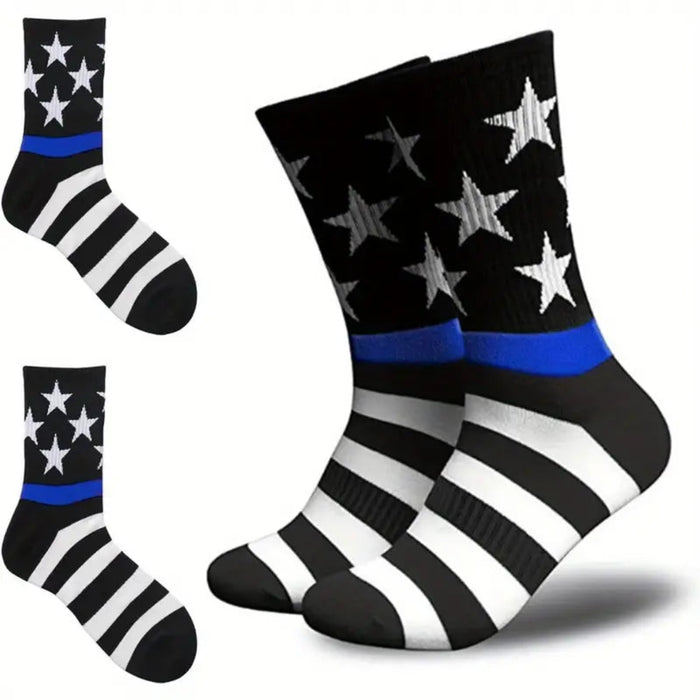 Thin Blue Line Socks