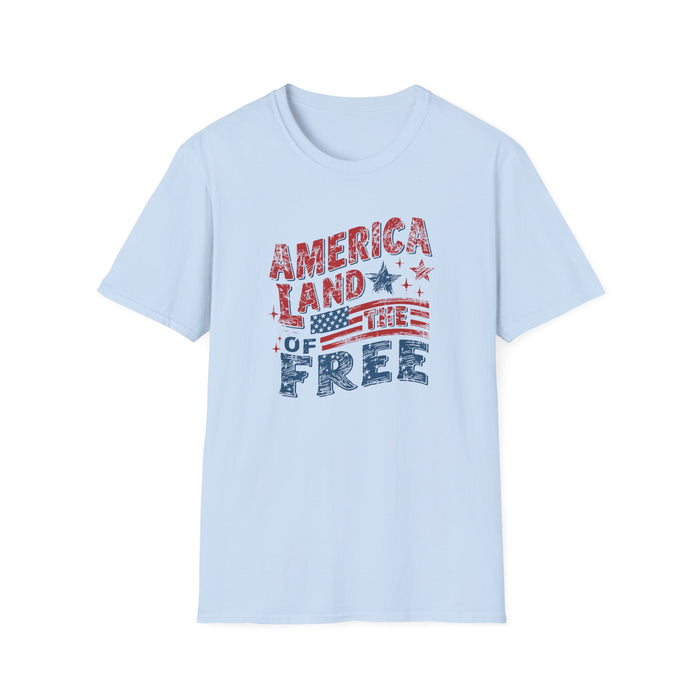 America Land of the Free Patriotic T-Shirt