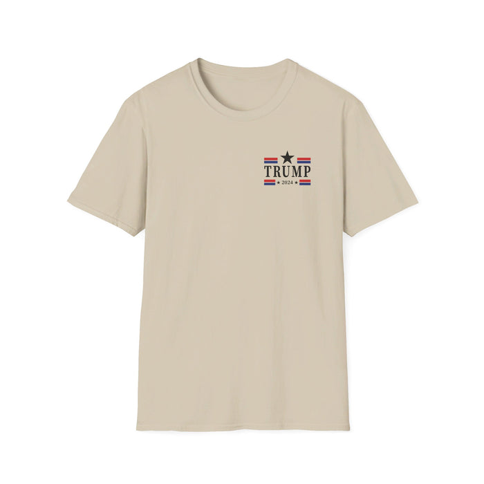 Trump 2024 Star T-Shirt (Front & Back Design)