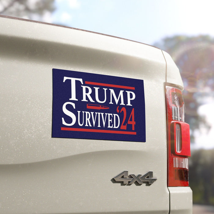 Trump Survived '24 Car Magnet