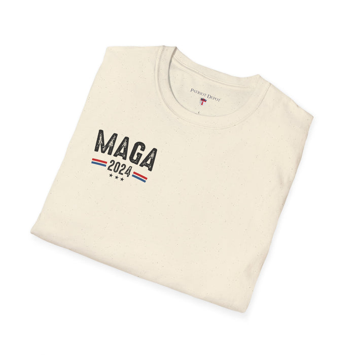 Exclusive MAGA 2024 I'm Voting for the Convicted Felon T-Shirt (Front & Back Design)