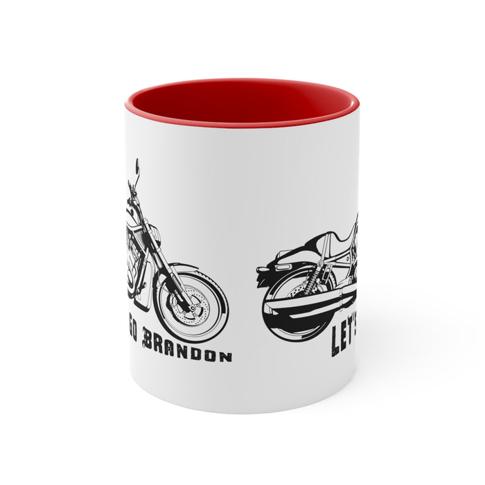 Let's Go Brandon, Motorcycle (LGB1B)  Mug (2 sizes, 3 colors)