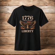 1776–2026 Liberty & Freedom Eagle T-Shirt | America's 250th Anniversary - PatriotDepot.com