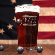 1776 250 Years United States of America Pint Glass - PatriotDepot.com