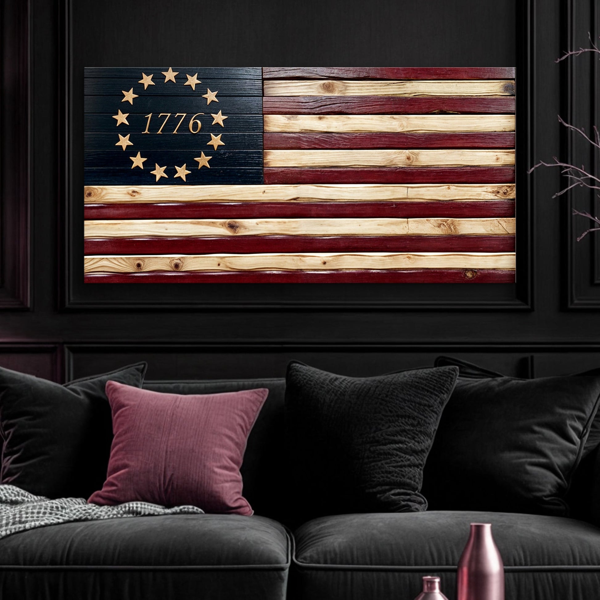 1776 American Flag Wall Art - PatriotDepot.com