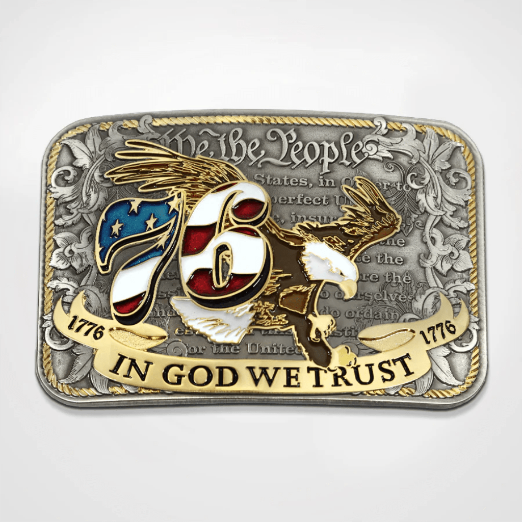 1776 Constitutional Eagle Belt Buckle - PatriotDepot.com